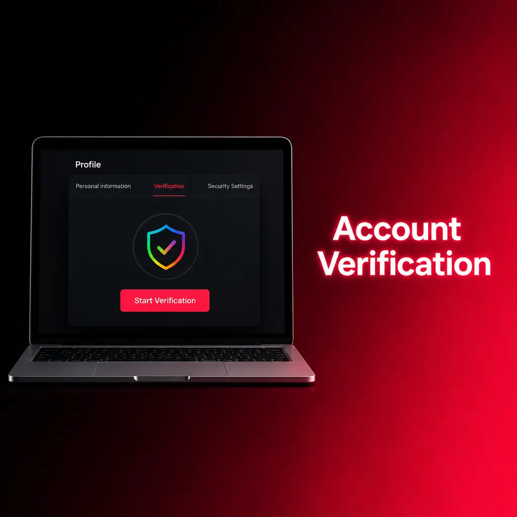 McLuck account verification steps showing ID upload, address confirmation, and payment proof for Sweeps Coins redemption.