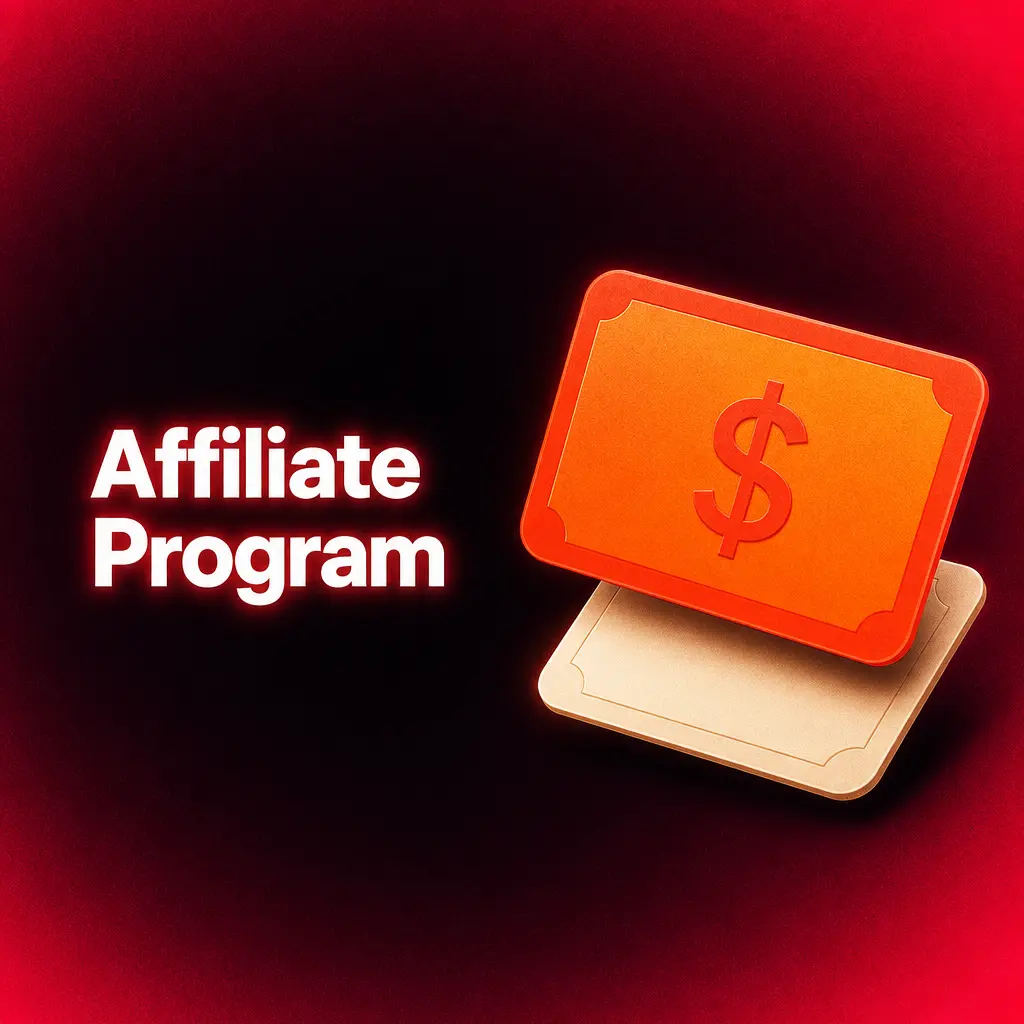 McLuck affiliate program banner showing revenue share payouts for promoting Gold Coin package purchases and referrals